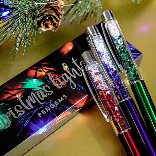 Christmas Lights Pen ,christmas Light Bulbs, Christmas Pen, Christmas Gifts  for Her, Resin Pen With Lights , Resin Pens for Nurses , 