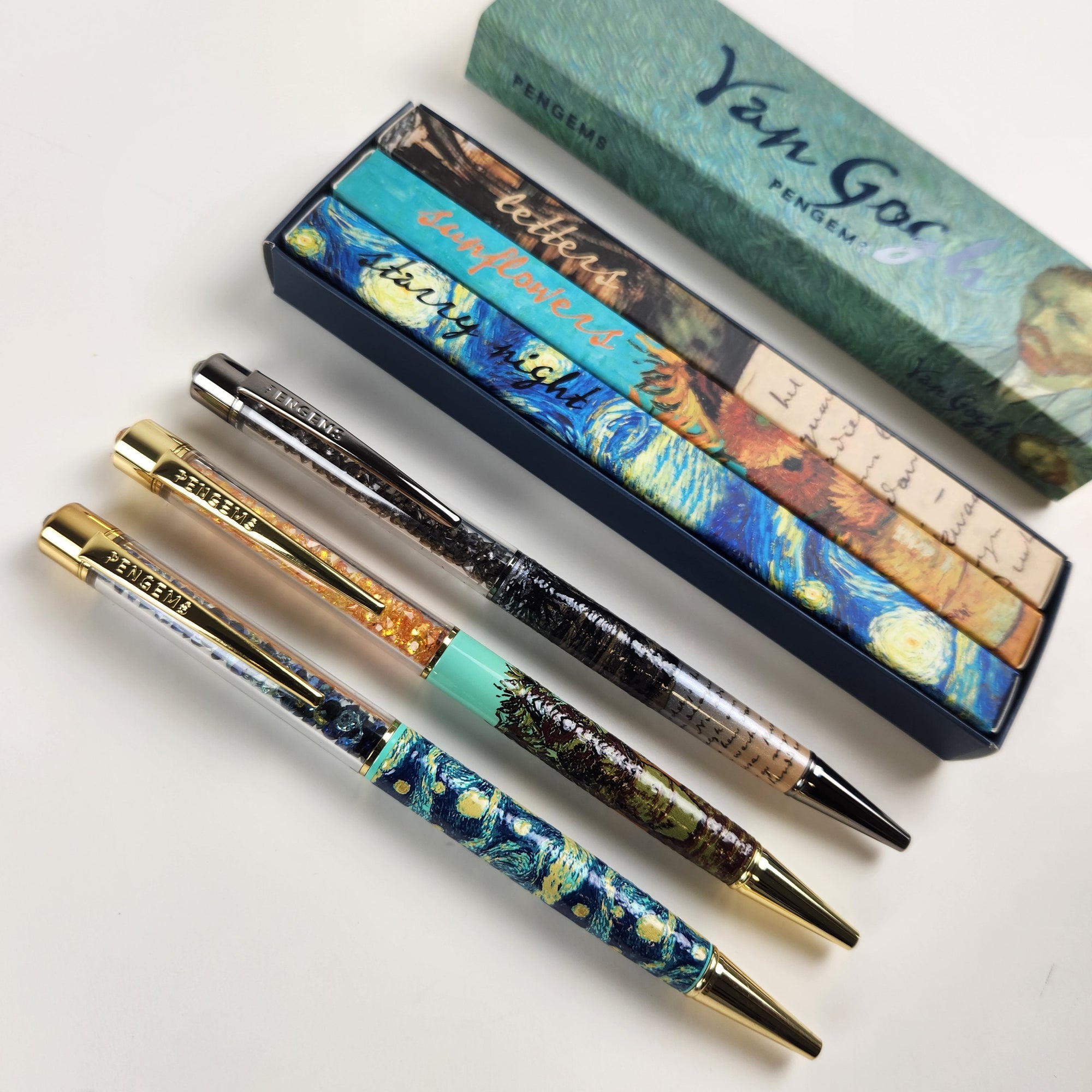 PENGEMS Letters Van Gogh Artist Collection Crystal Pen