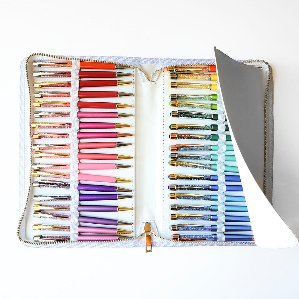 PENGEMS Collector 36 Pen Case White