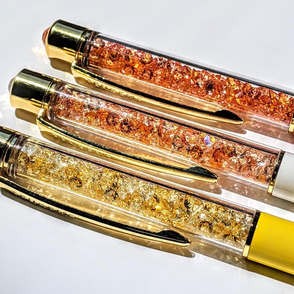 Swarovski Bundle Pen & Notebook hot yellow New